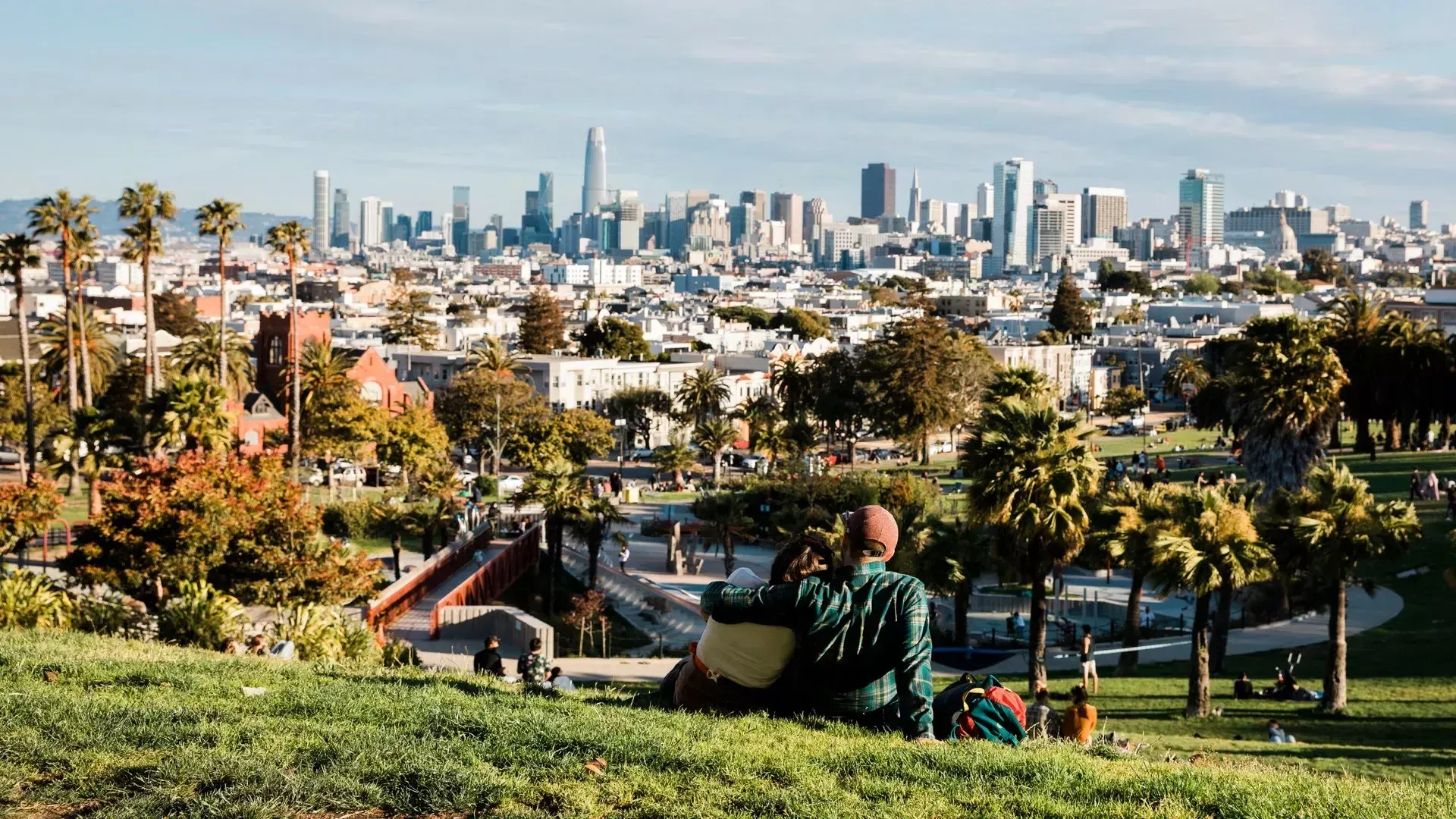 Dolores Park en una tarde soleada